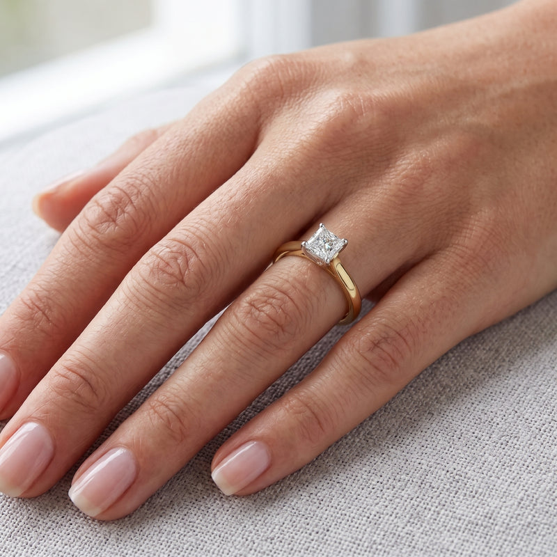 Pinnacle Princess Lab Grown Diamond Ring