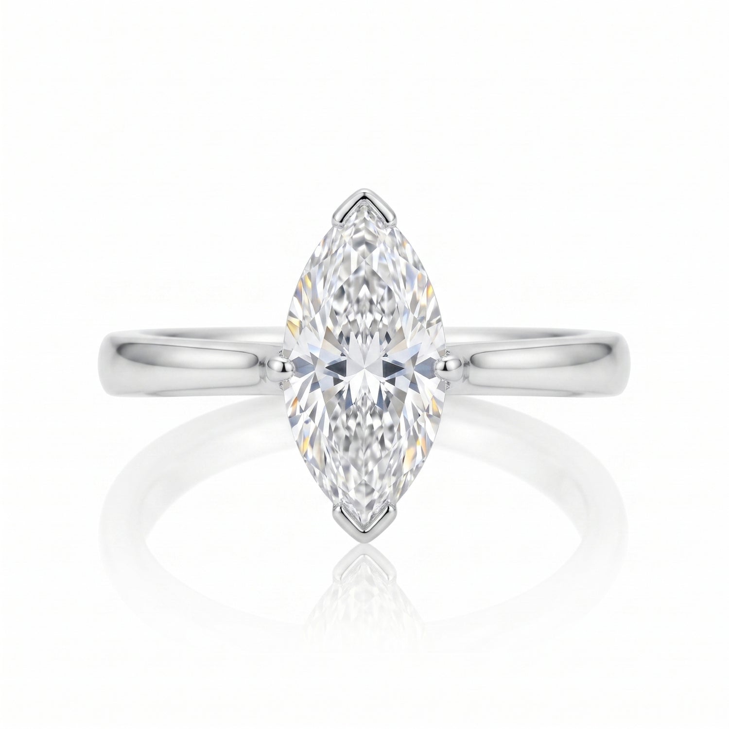 Lumina Spire Lab Grown Diamond Ring