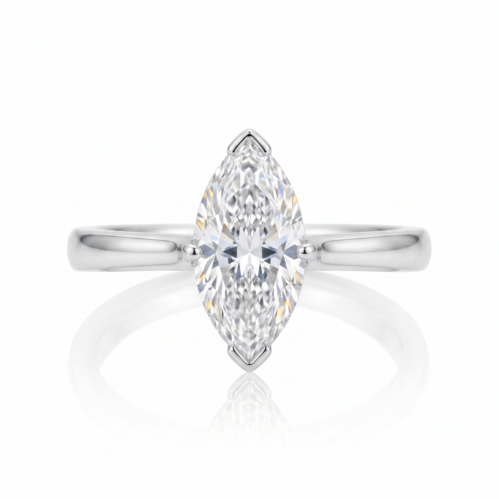 Lumina Spire Lab Grown Diamond Ring