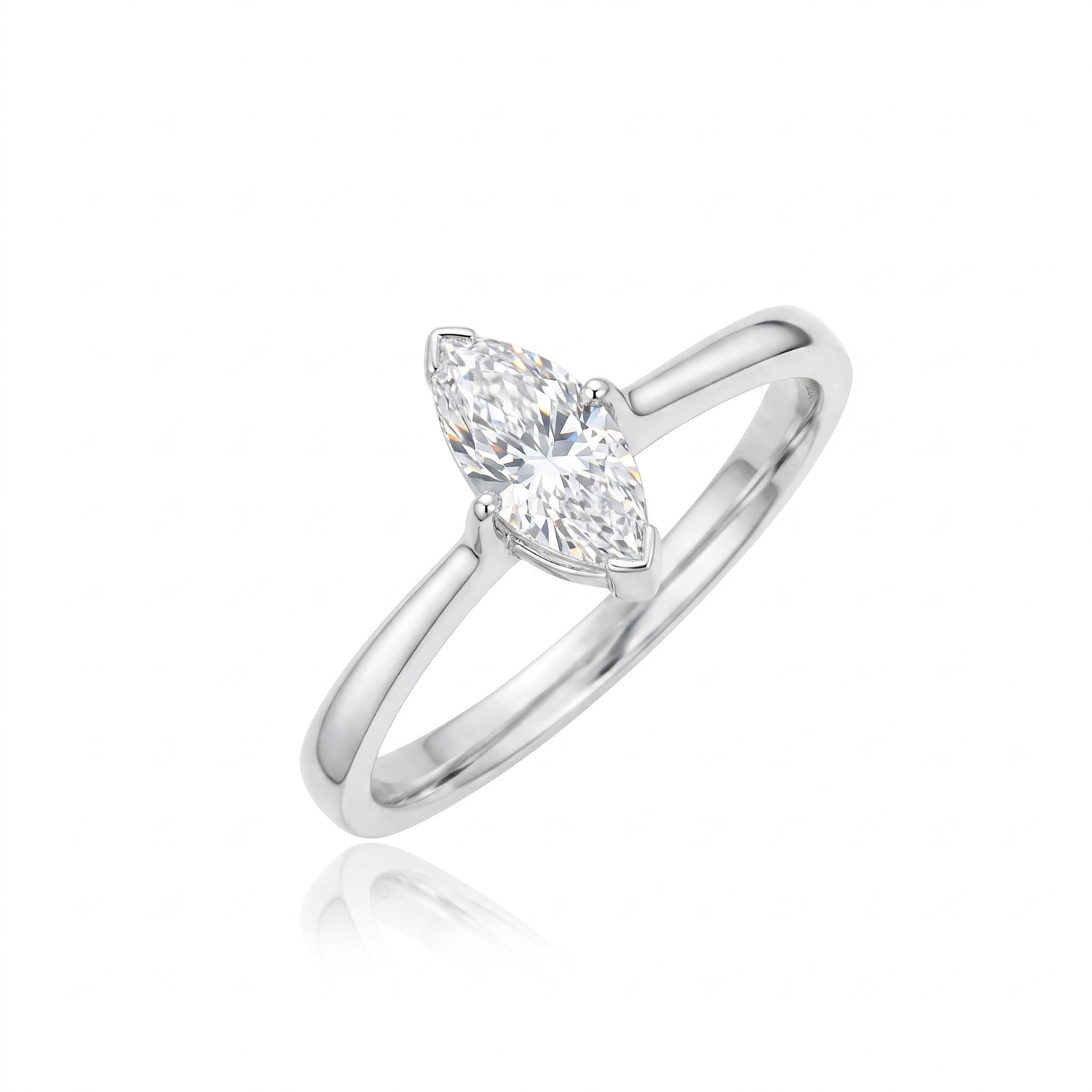 Lumina Spire Lab Grown Diamond Ring