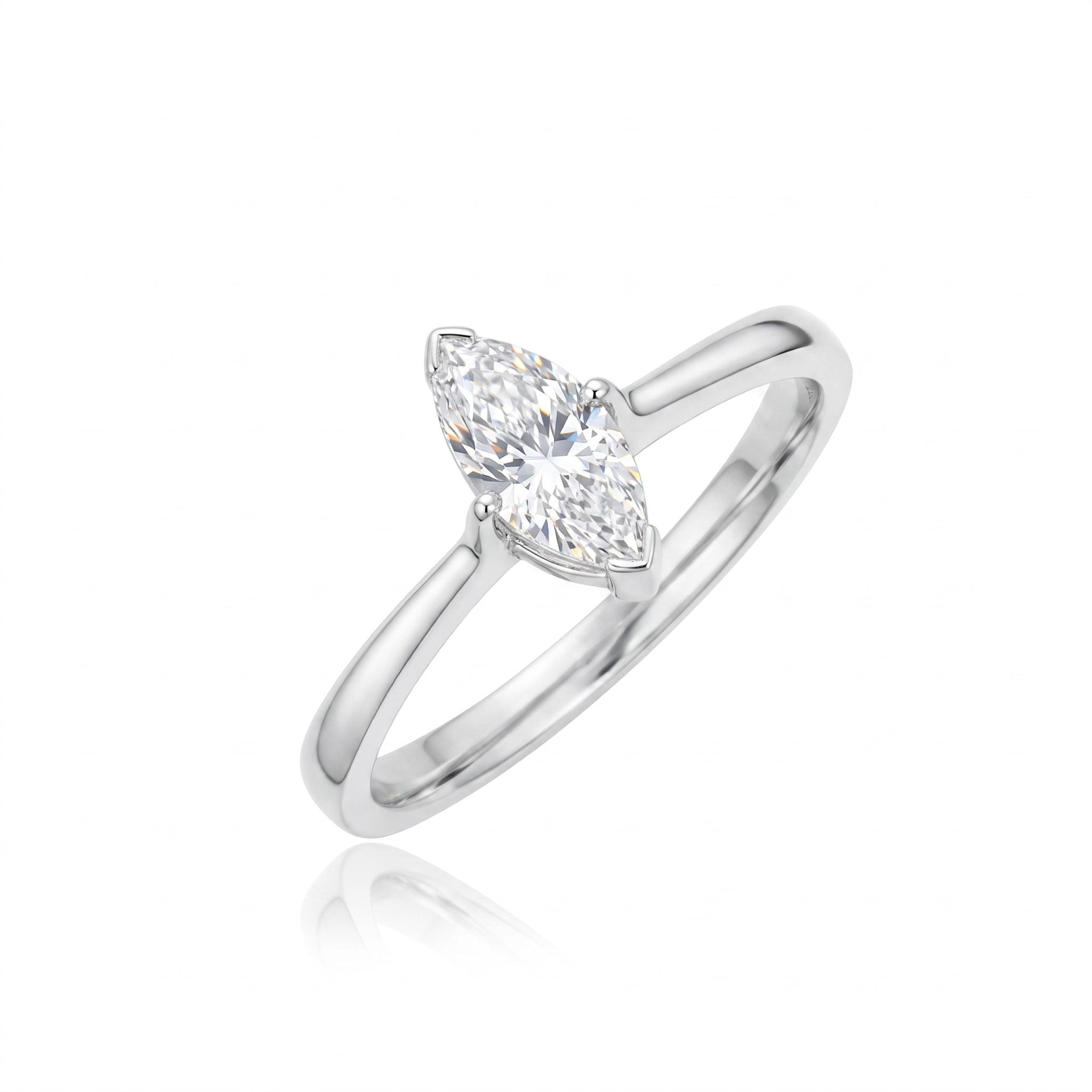 Lumina Spire Lab Grown Diamond Ring