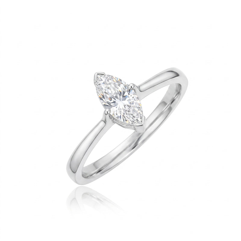 Lumina Spire Lab Grown Diamond Ring