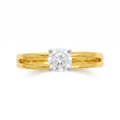 Lumina Divide Lab Grown Diamond Ring