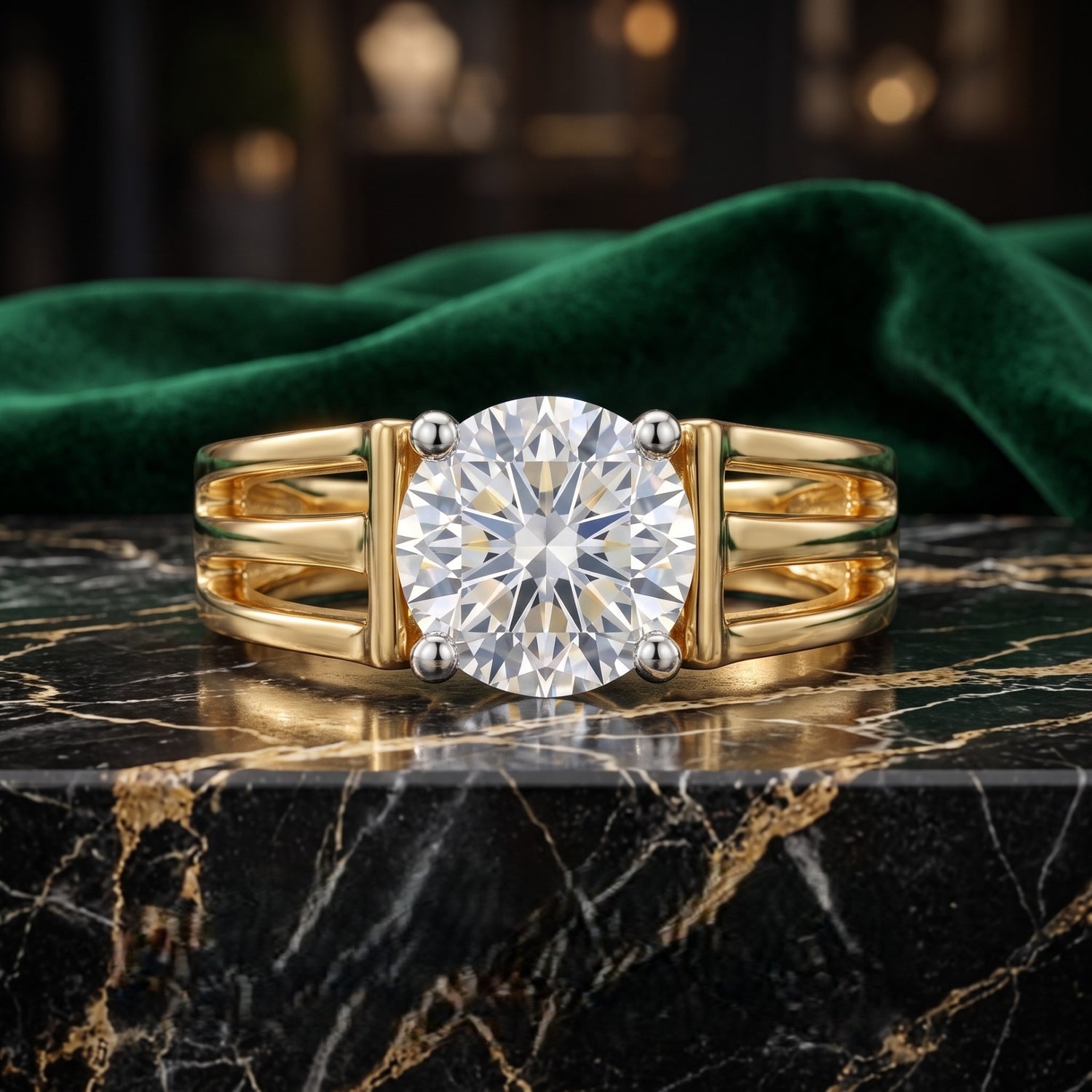 Trinity Path Lab Grown Diamond Ring