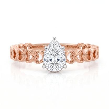Heritage Heart Lab Grown Diamond Ring