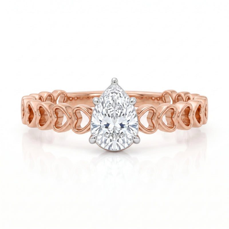 Heritage Heart Lab Grown Diamond Ring