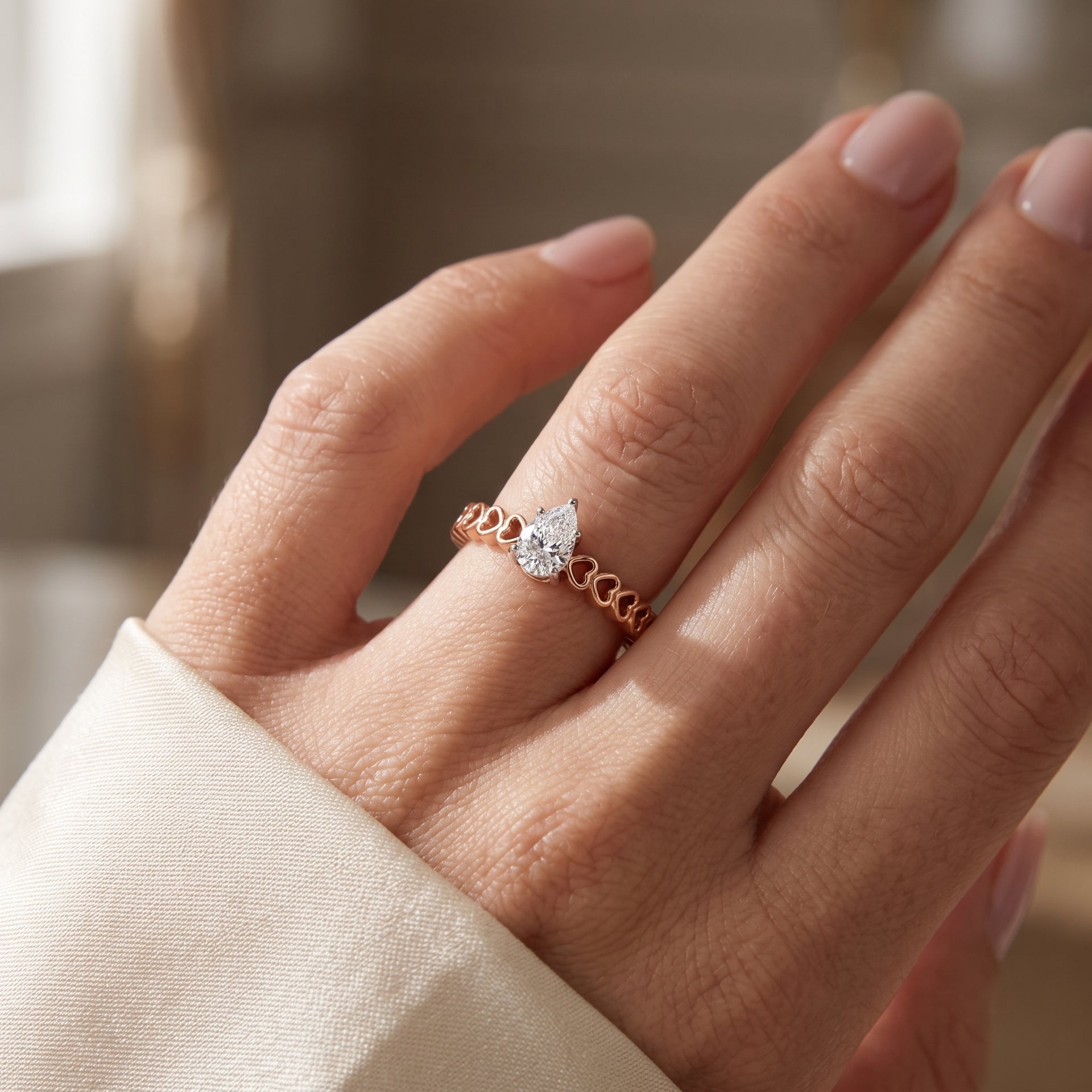 Heritage Heart Lab Grown Diamond Ring