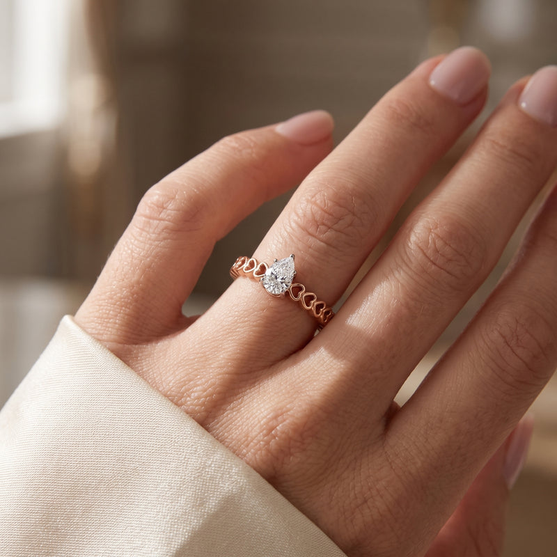 Heritage Heart Lab Grown Diamond Ring