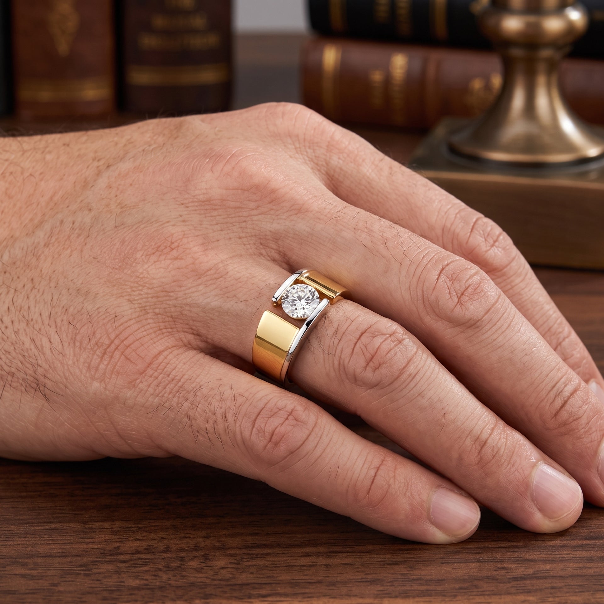 Emperor Edge Lab Grown Diamond Ring