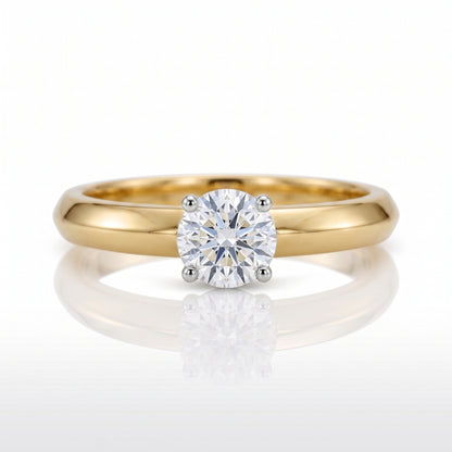 Regent Groove Lab Grown Diamond Ring