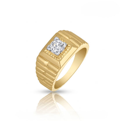 Men’s Meridian Pillar Lab Grown Diamond Ring
