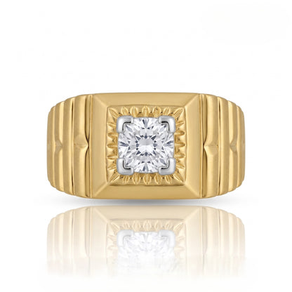 Men’s Meridian Pillar Lab Grown Diamond Ring