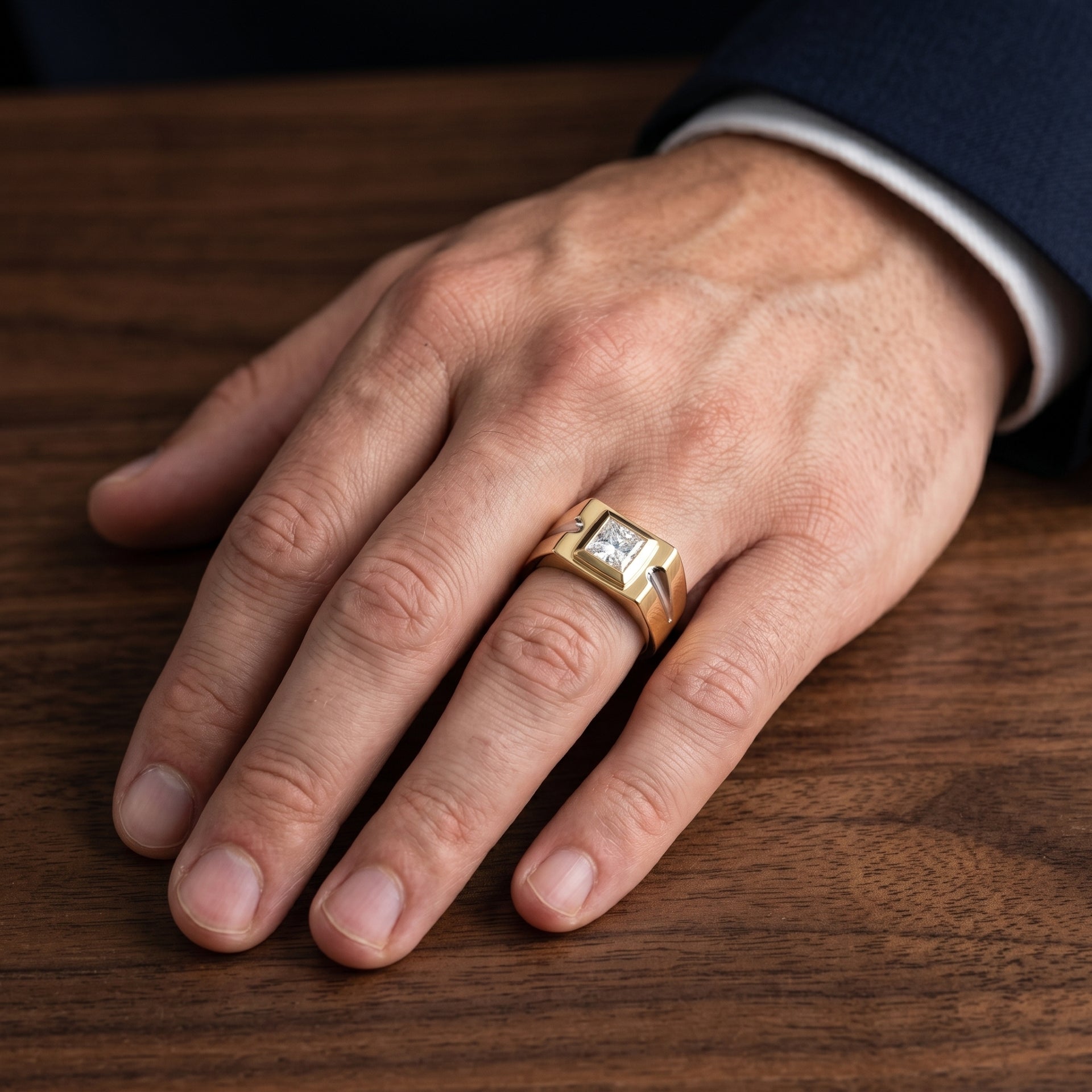 Men’s Forge Wing Lab Grown Diamond Ring
