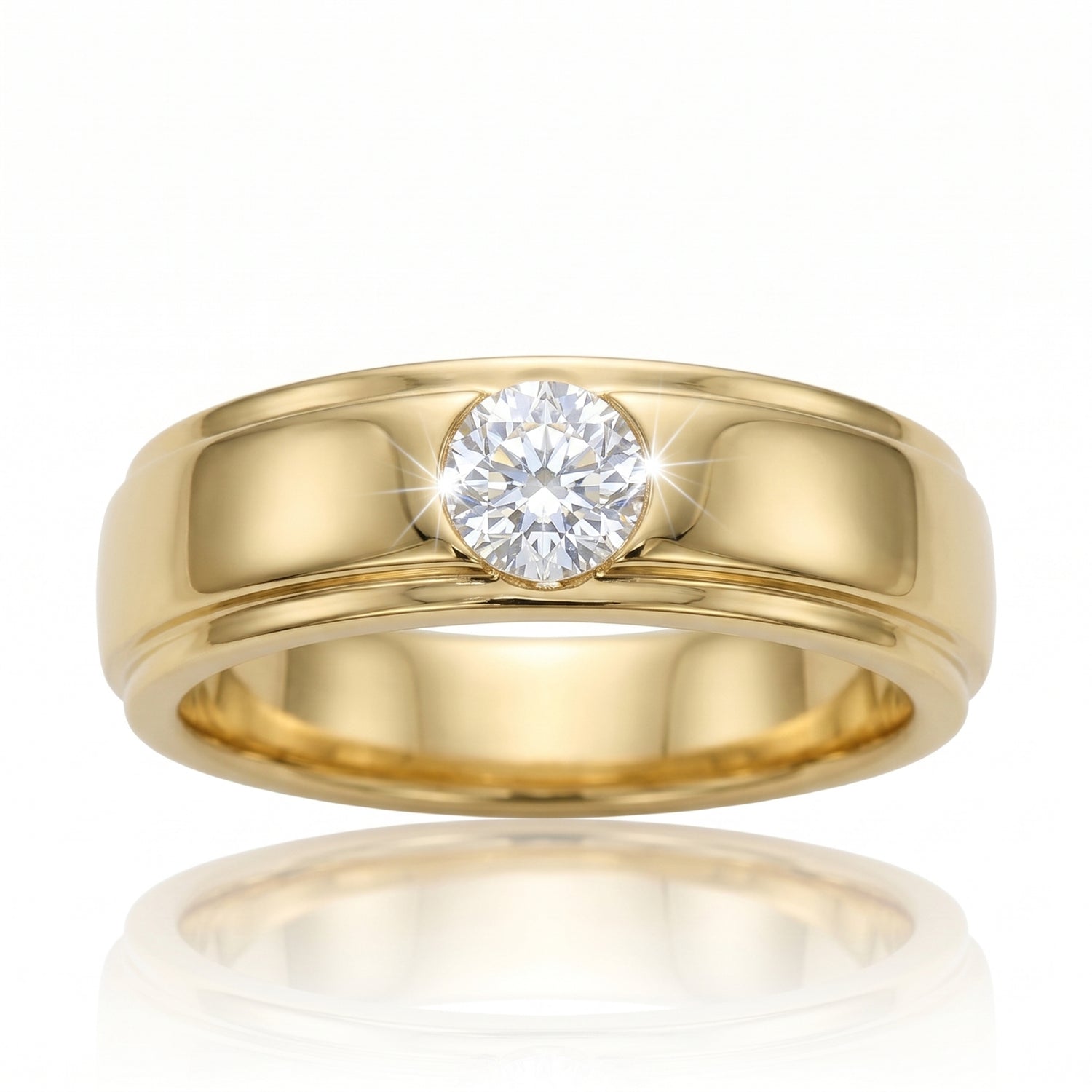 Essential Men’s Lab Grown Diamond Ring