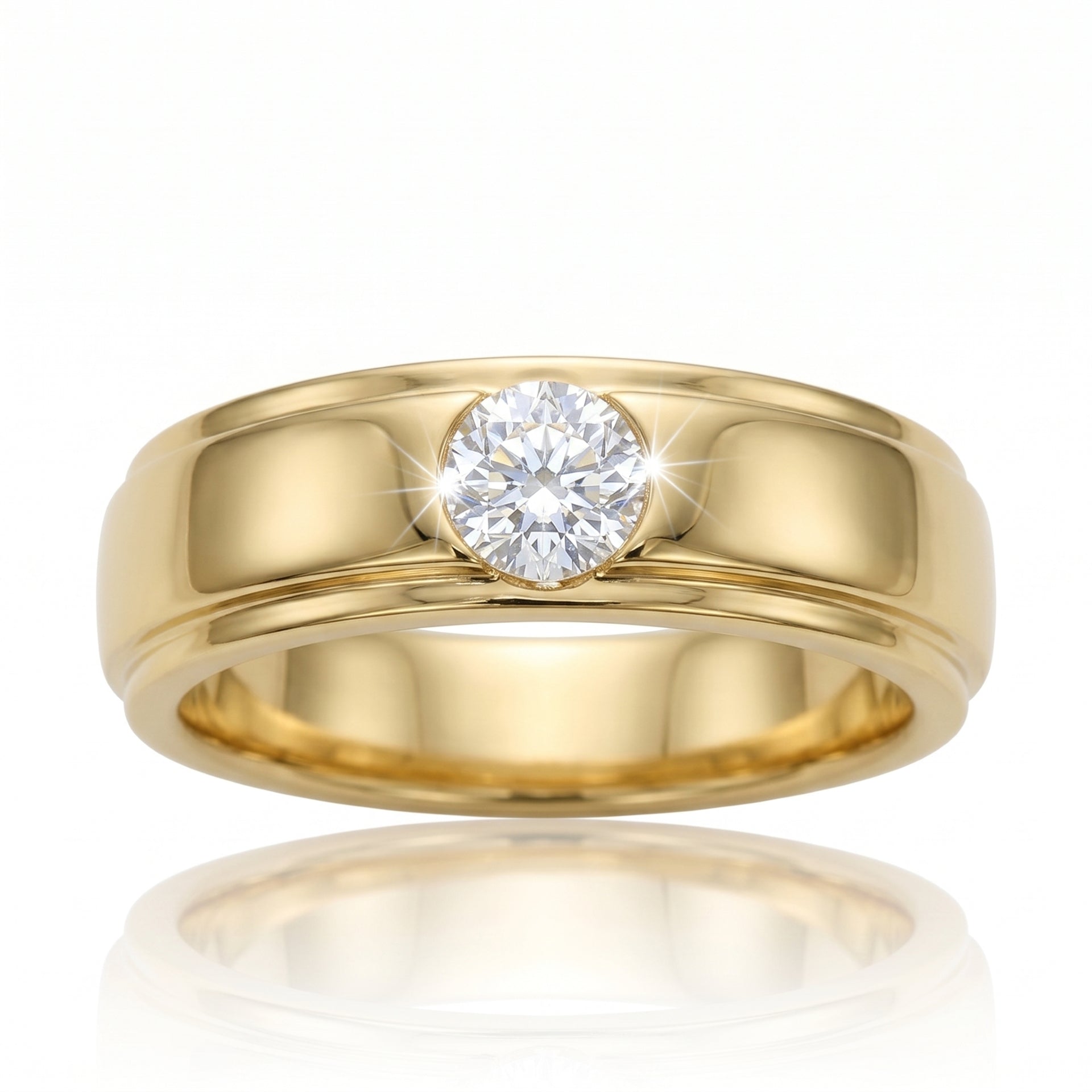 Essential Men’s Lab Grown Diamond Ring