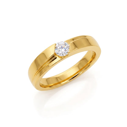 Men’s Linear Command Lab Grown Diamond Ring