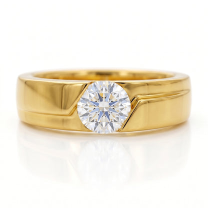 Men’s Linear Command Lab Grown Diamond Ring