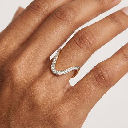 Venky style diamond ring