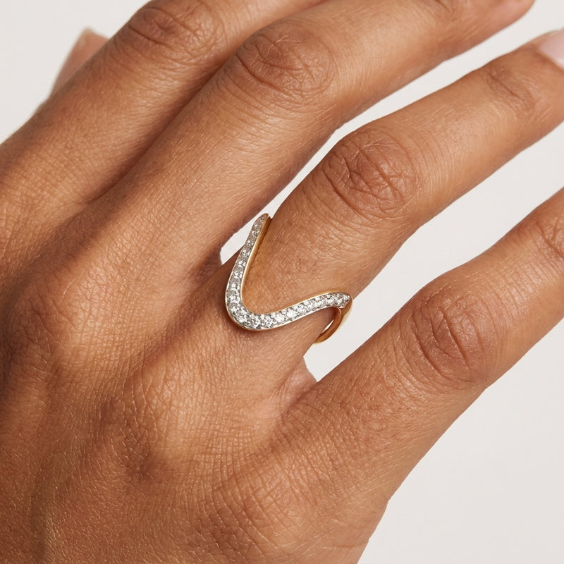 Venky style diamond ring