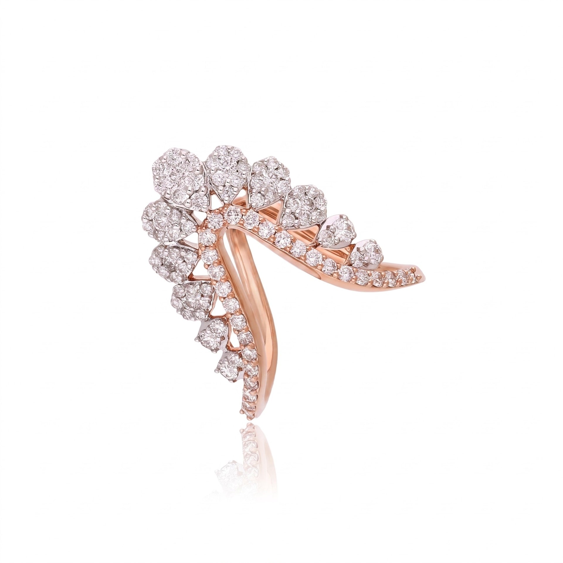 Phoenix Wing Lab Grown Diamond Ring