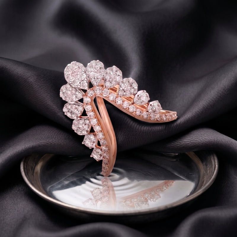 Phoenix Wing Lab Grown Diamond Ring