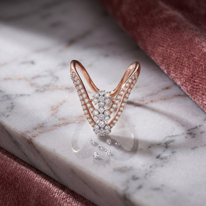 Radiant Garland Lab Grown Diamond Ring