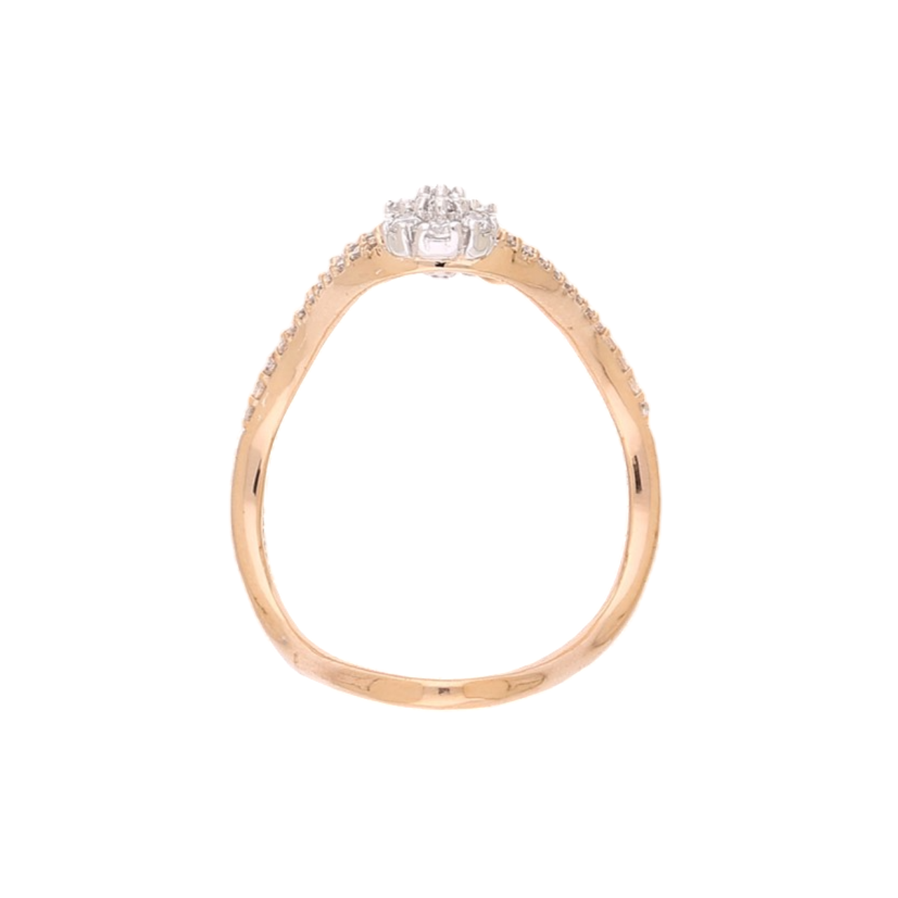 Radiant Garland Lab Grown Diamond Ring