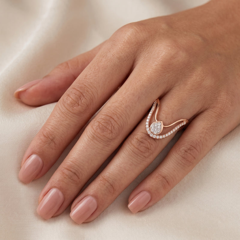 Willow Wing Lab Grown Diamond Ring
