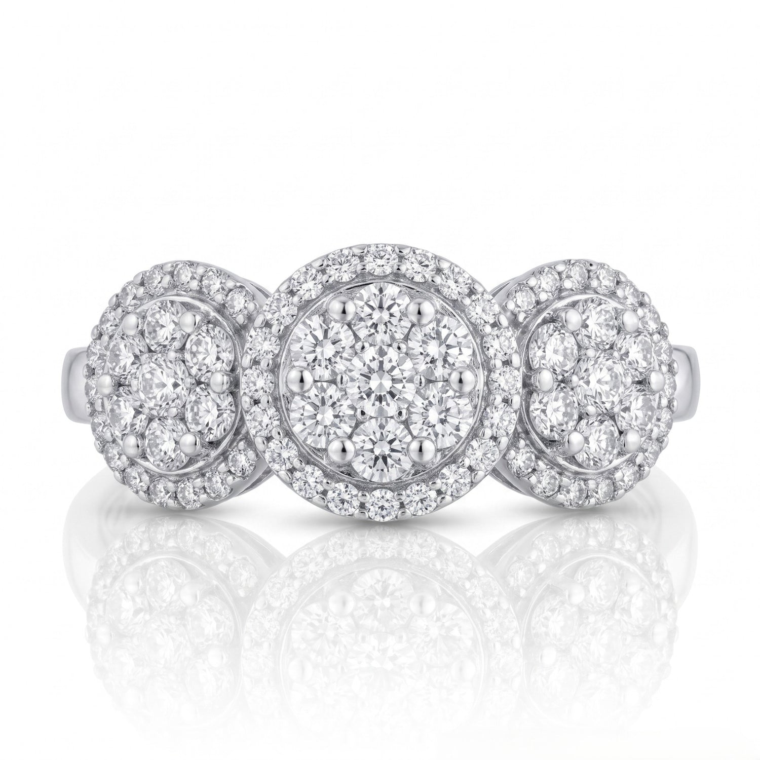 Milestone Trio Lab Grown Diamond Ring
