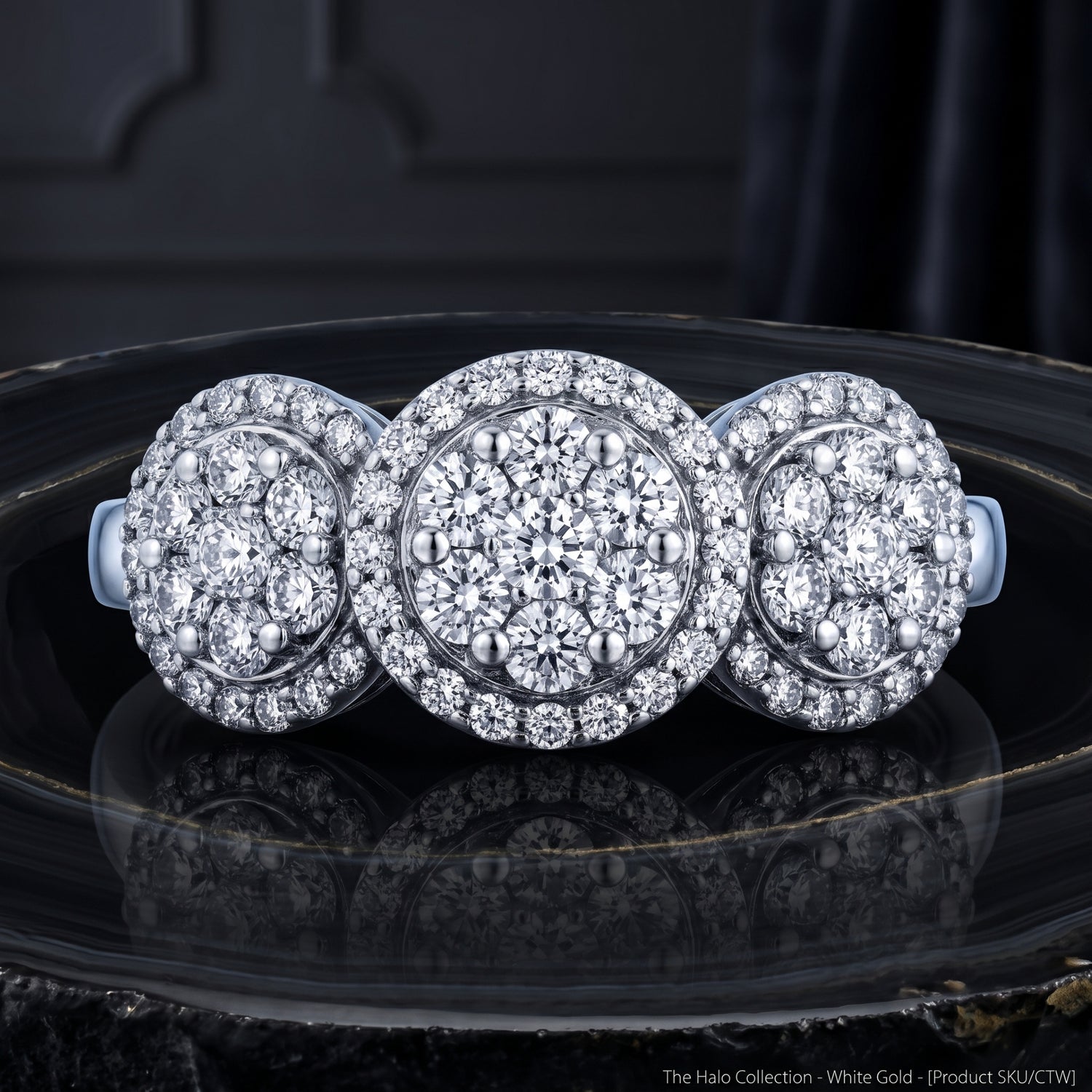 Milestone Trio Lab Grown Diamond Ring