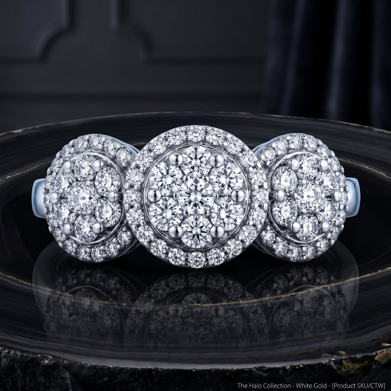 Milestone Trio Lab Grown Diamond Ring