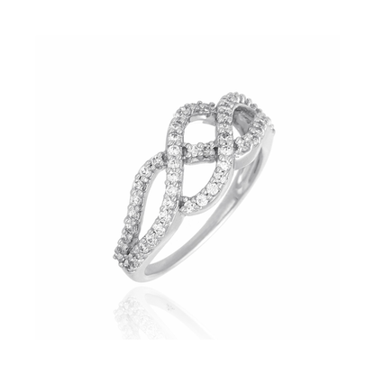 Symmetry Twist Lab Grown Diamond Ring