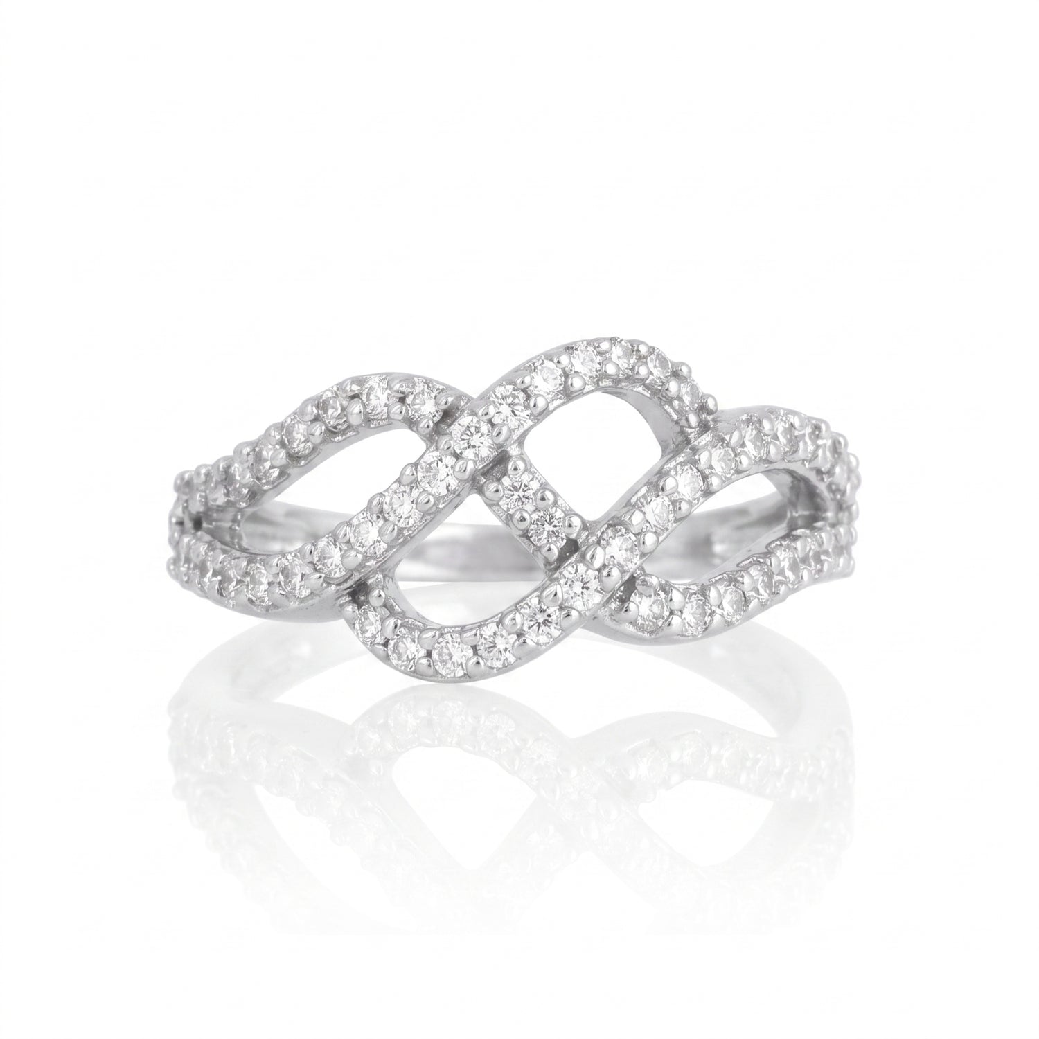 Symmetry Twist Lab Grown Diamond Ring