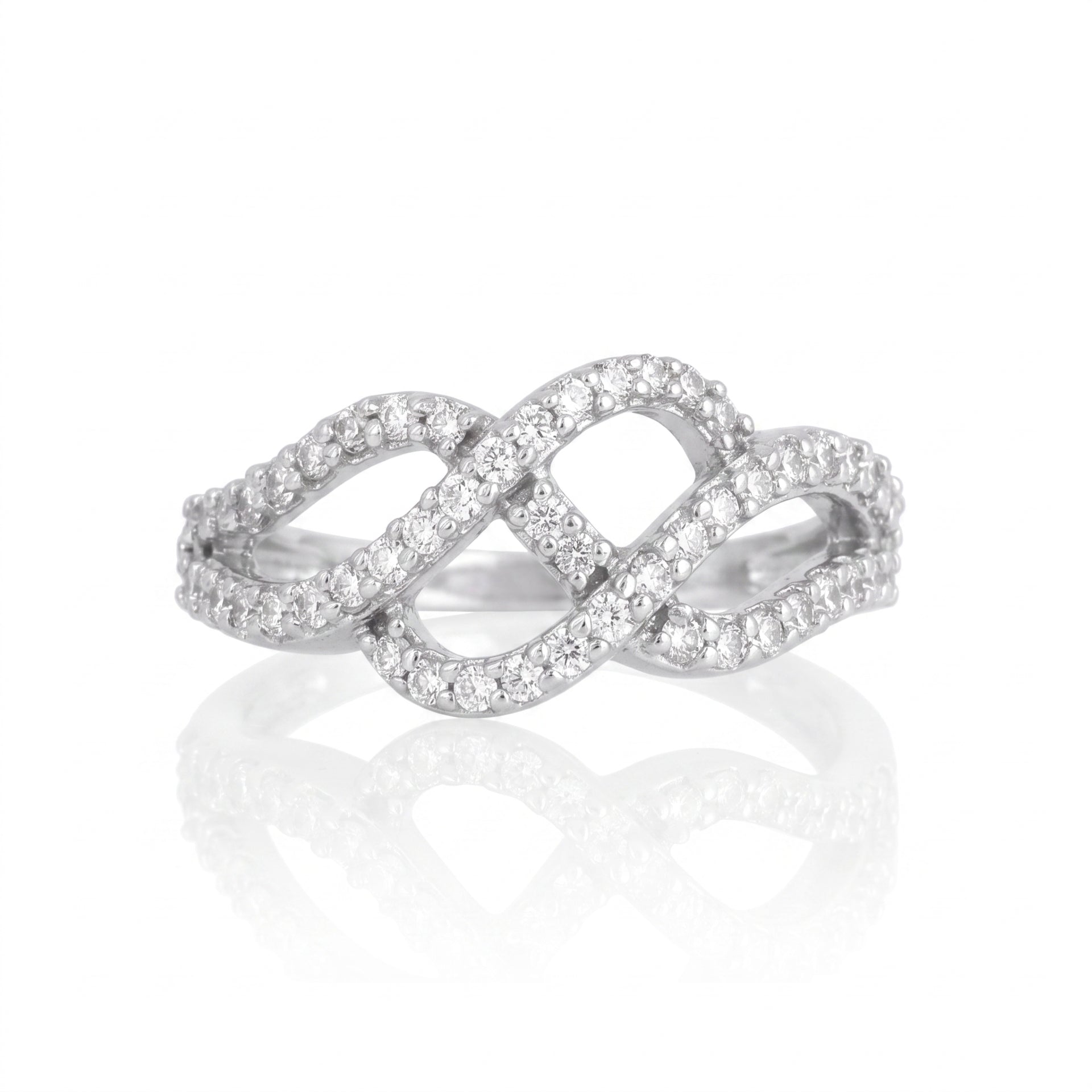 Symmetry Twist Lab Grown Diamond Ring