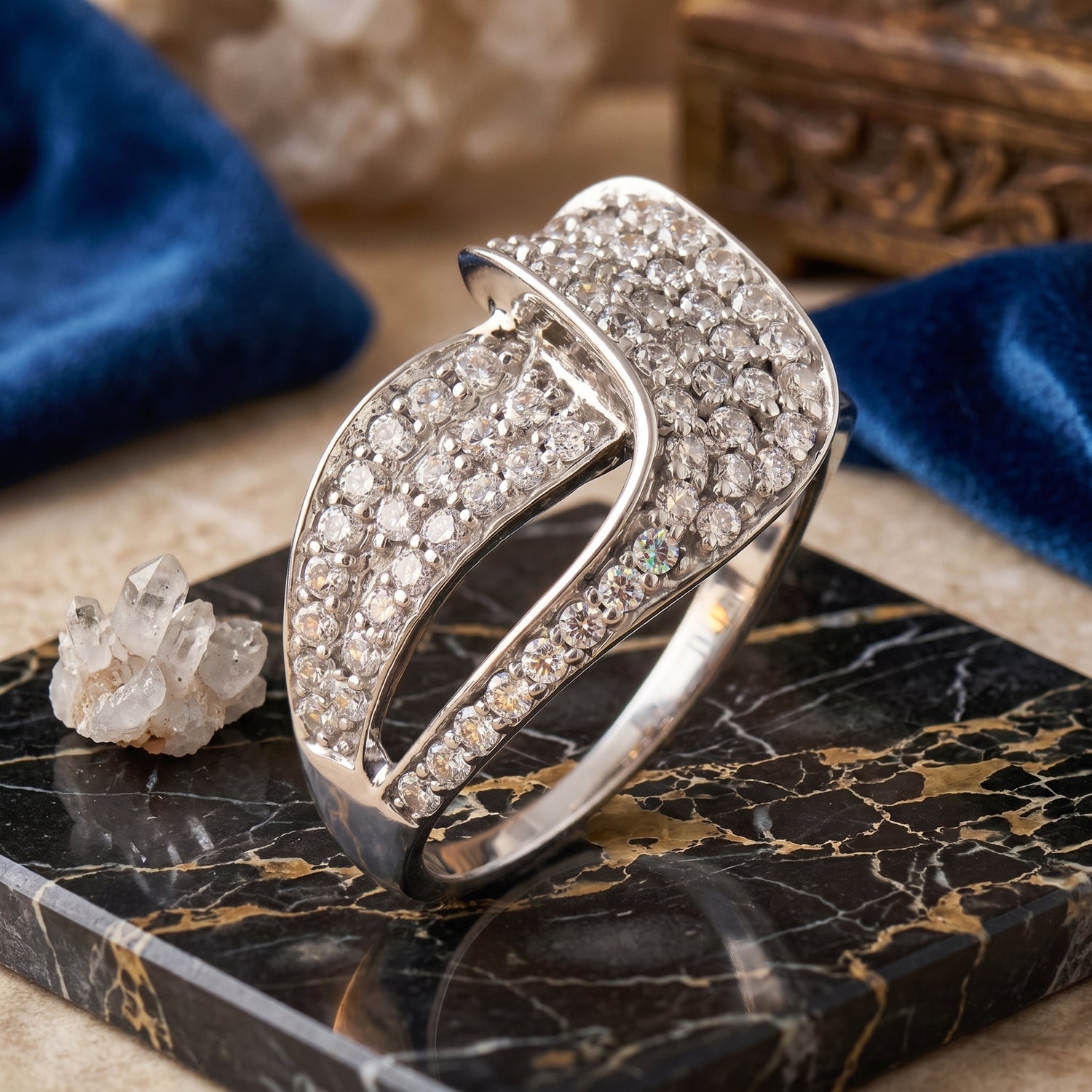Galaxy Curve Lab Grown Diamond Ring
