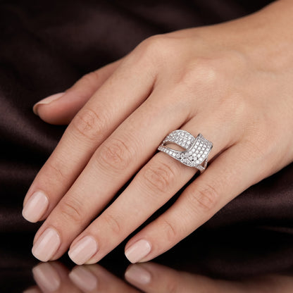 Galaxy Curve Lab Grown Diamond Ring