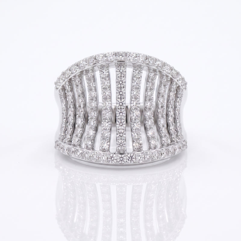 Radiance Wave Lab Grown Diamond Ring