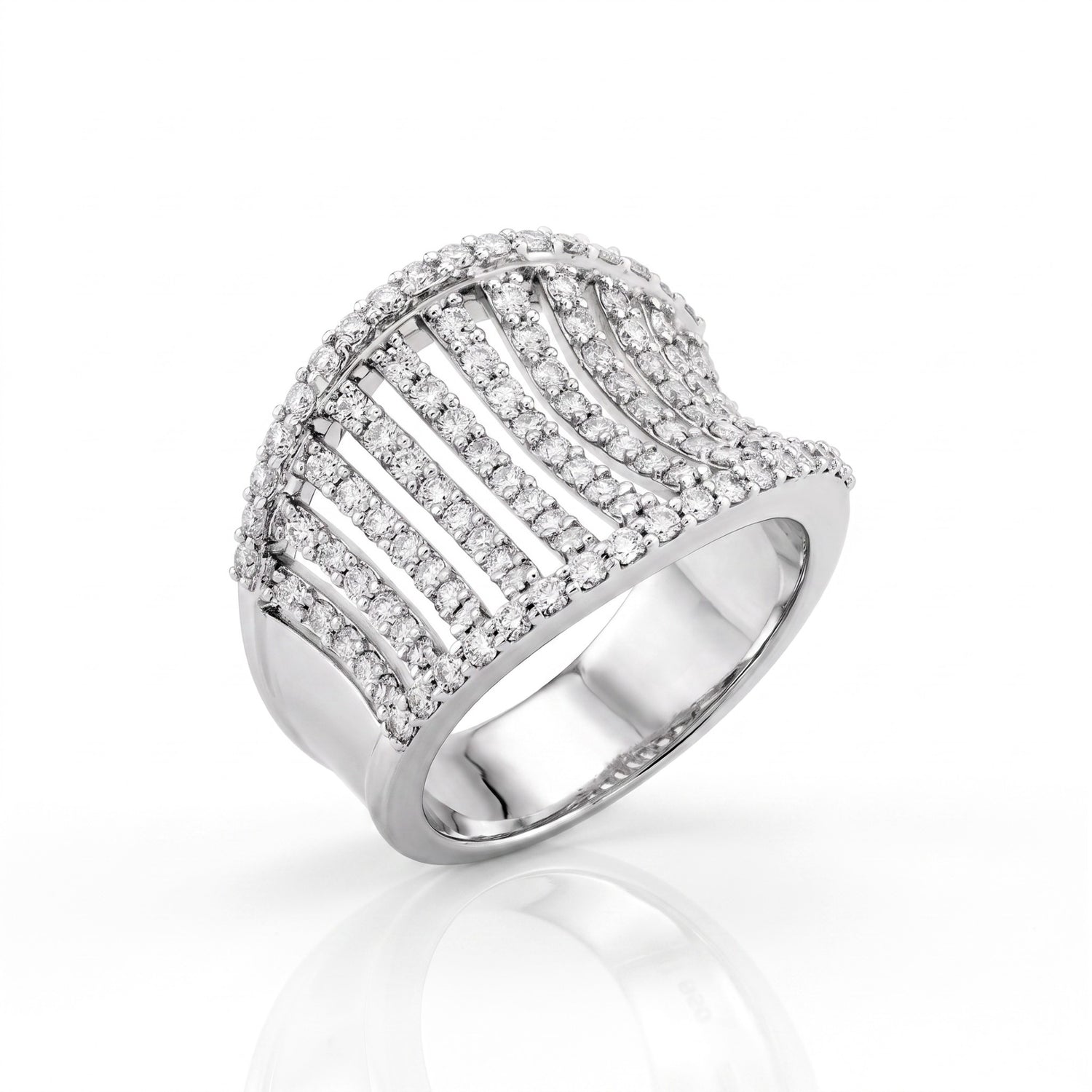 Radiance Wave Lab Grown Diamond Ring
