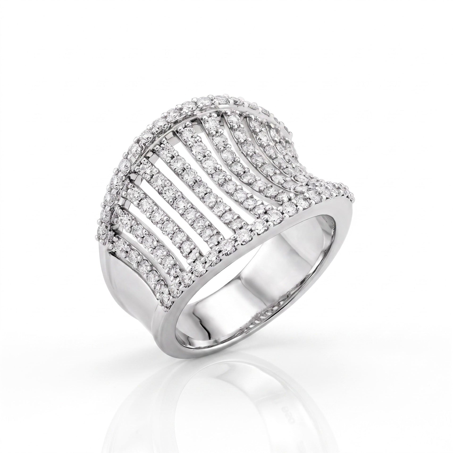 Radiance Wave Lab Grown Diamond Ring