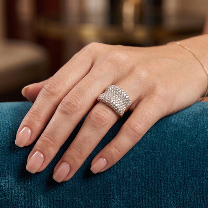 Stellar Drape Lab Grown Diamond Ring
