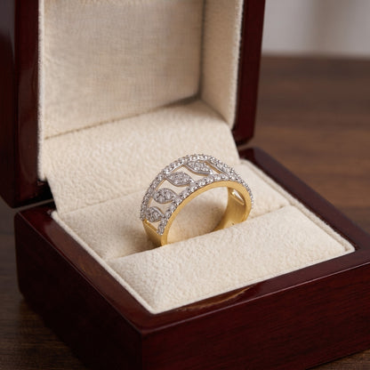 Harmony Foliage Lab Grown Diamond Ring