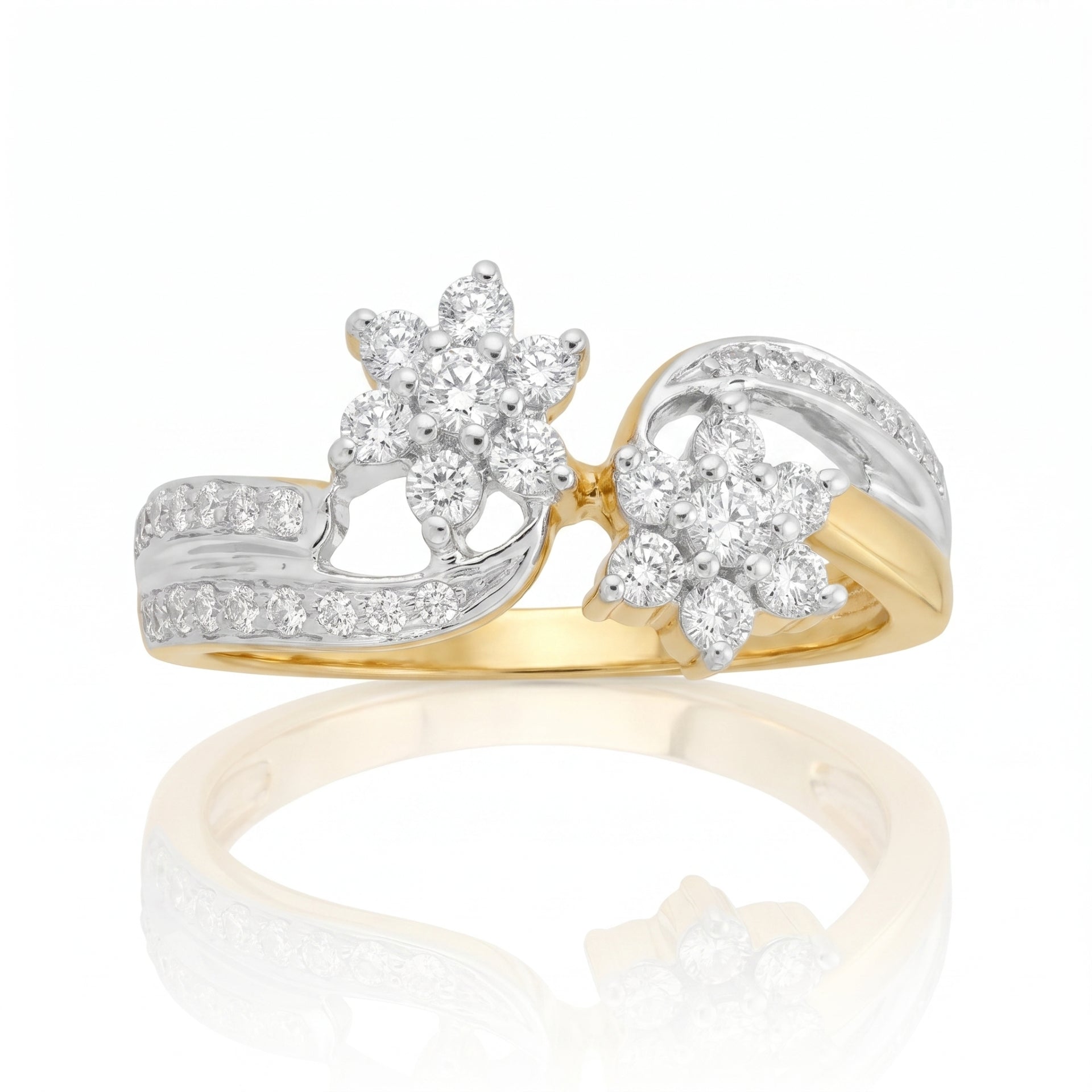 Moonlit Flora Lab Grown Diamond Ring