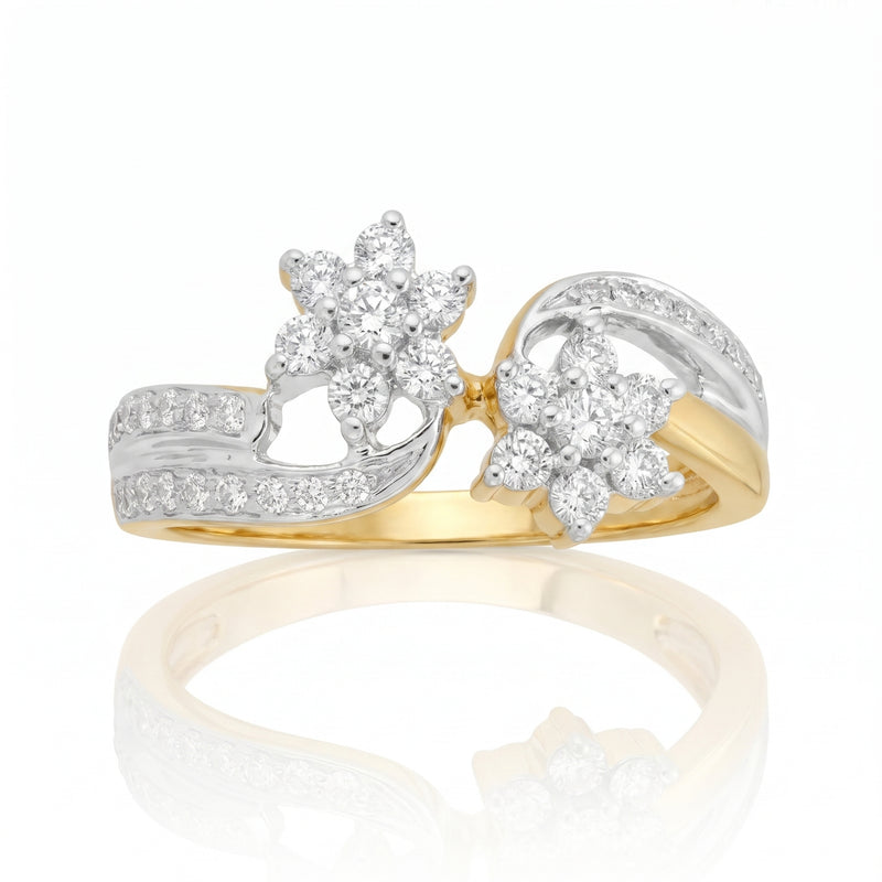 Moonlit Flora Lab Grown Diamond Ring