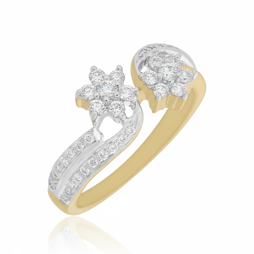 Moonlit Flora Lab Grown Diamond Ring