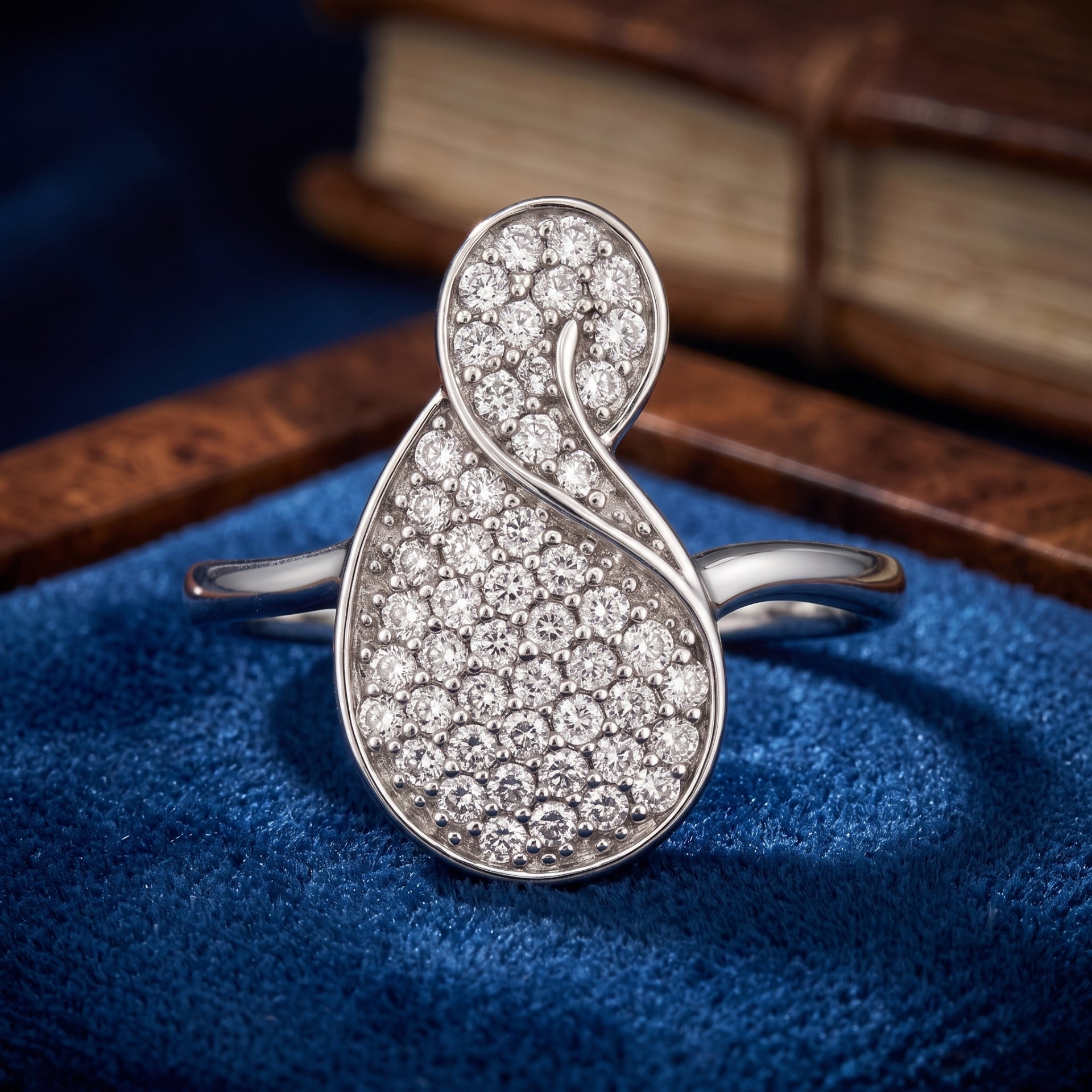 Stellar Wave Lab Grown Diamond Ring