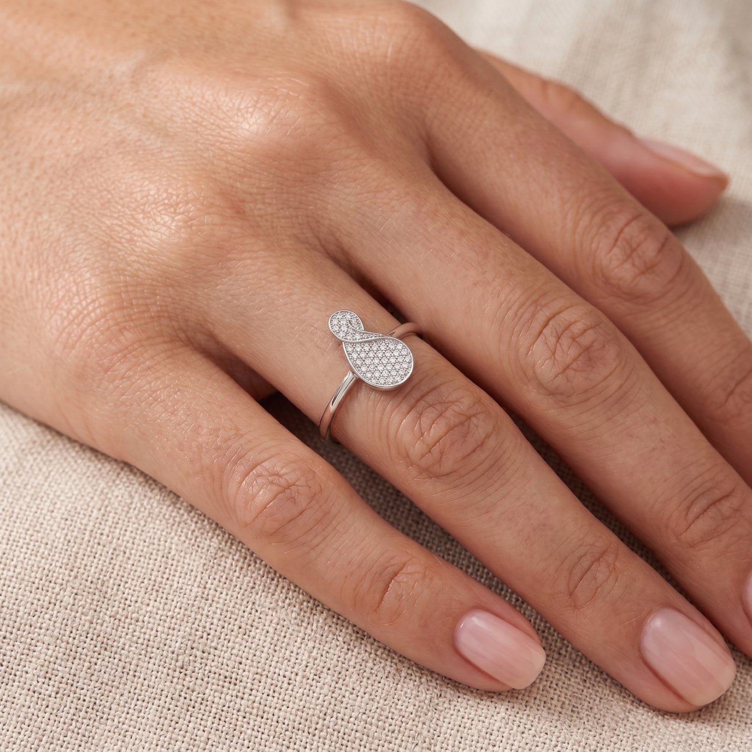Stellar Wave Lab Grown Diamond Ring
