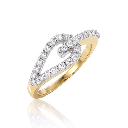 Esprit Curve Lab Grown Diamond Ring