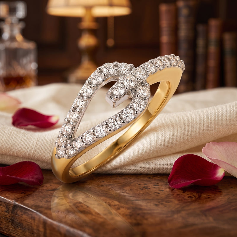 Esprit Curve Lab Grown Diamond Ring