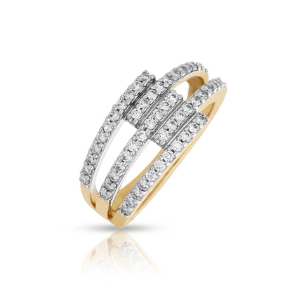 Fivefold Radiance Lab Grown Diamond Ring