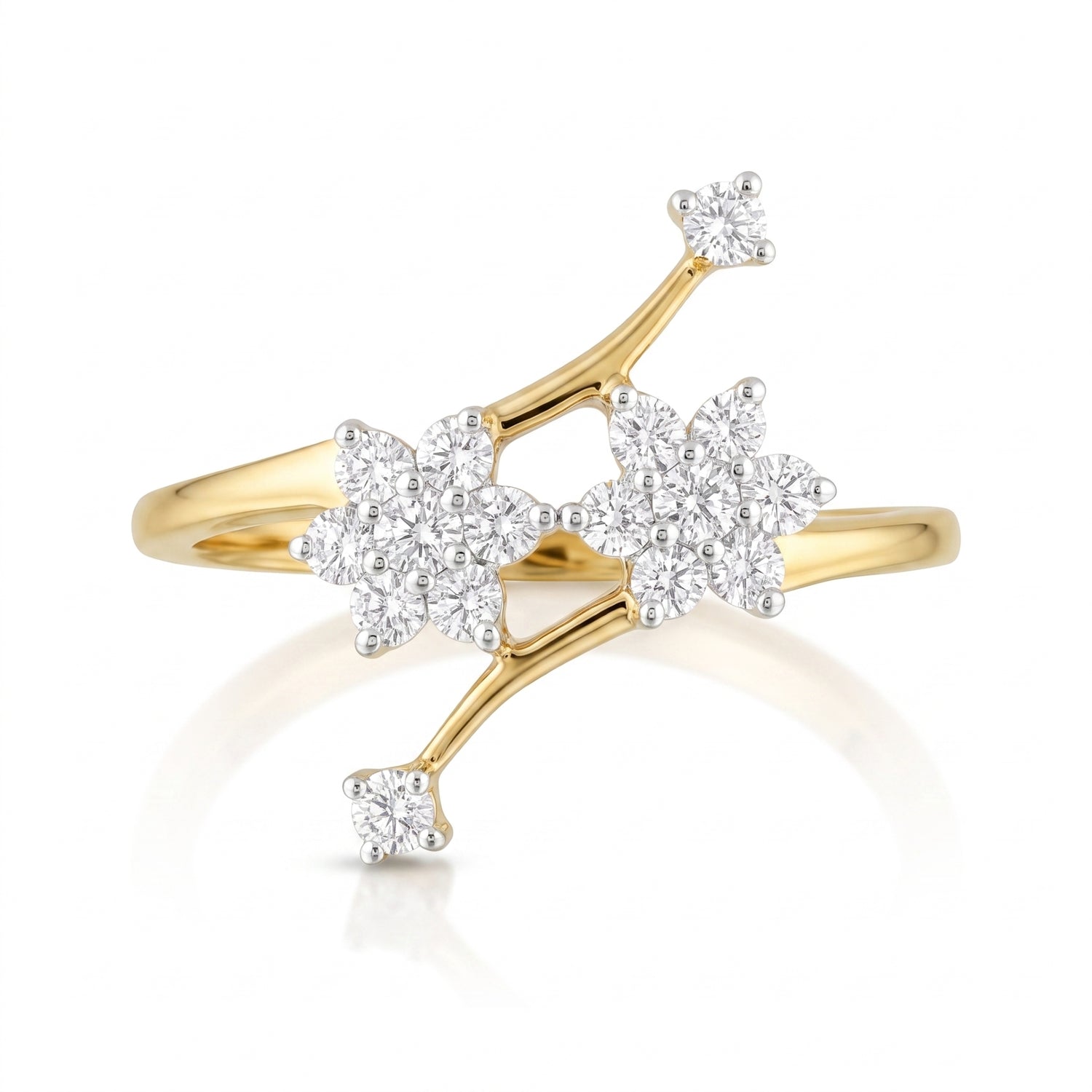 Spring Horizon Cluster Lab Grown Diamond Ring